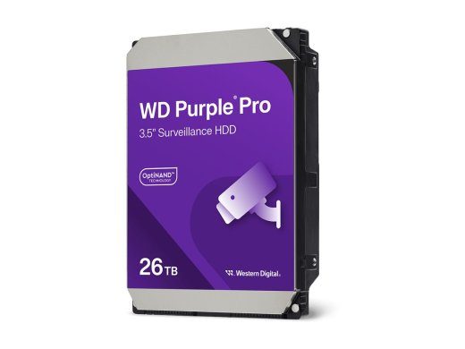 WD Purple Pro kõvaketas WD260PURP, 26TB, 3.5 tolli, Serial ATA-600, 7200rpm