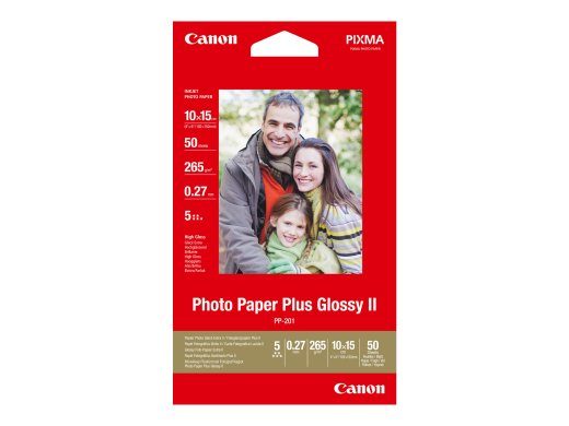 CANON PP-201 plus foto paper inkjet 260g/m2 4x6 tolli 50 lehte 1-pakk