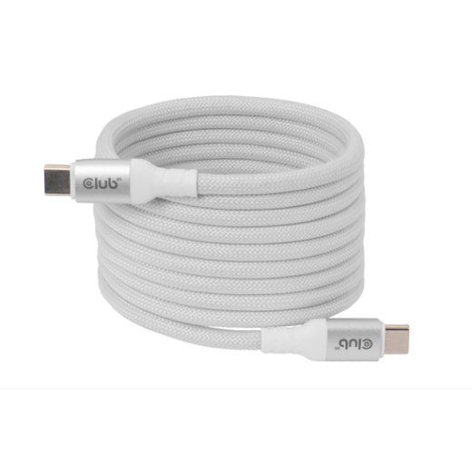 Club 3D USB Type-C kaabel 2m valge
