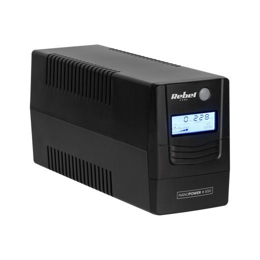 Rebel Nanopower Plus 650 UPS Off-line Sinusoida 650VA 360W LCD USB