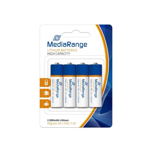 VÄRGKAMERAAKU LITHIUM MIGNON AA 1.5V/4TK MRBAT154 MEDIARANGE
