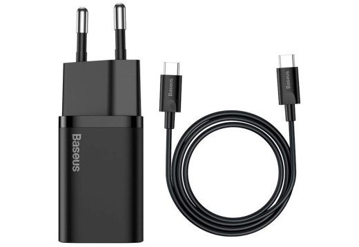 Baseus TZCCSUP-L01 Nutitelefoni AC, USB kiirlaadimine Siseruumides mobiilseadme laadija must