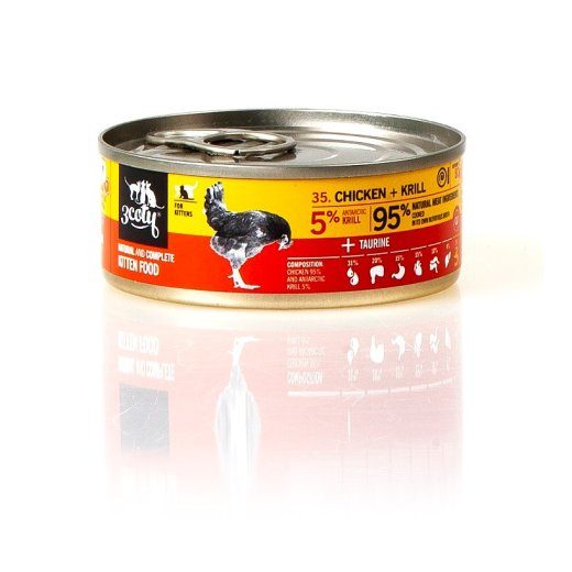 3COTY Kana krilliga kasside nisu - niisket kastetoitu - 80g