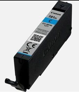 Canon CLI 581C XL tsüaan tintpatri 187 lehekülge 2049C001