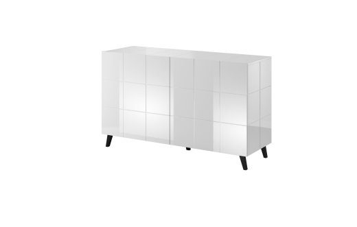Sideboard 2D REJA white gloss/white gloss