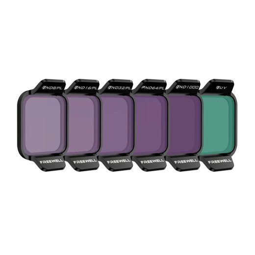 Freewell Heleda Päeva Filtrite Komplekt 6 tükki kasutamiseks DJI Flip