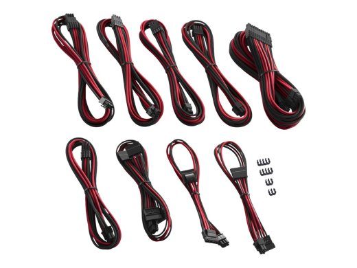 CableMod PRO Series ModMesh C-Series AXi, HXi & RM kaablipakett must punane toitekaabli komplekt