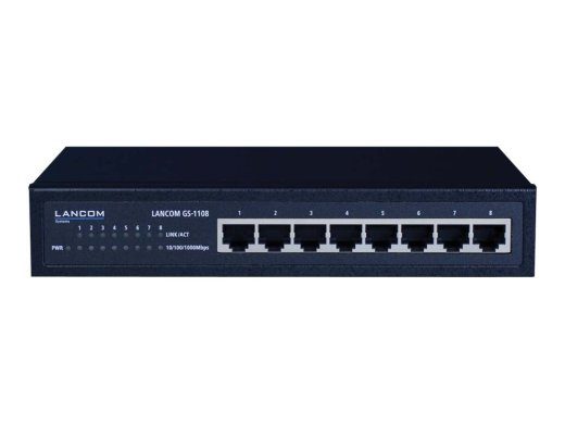 LANCOM GS-1108 8-portiline Gigabit lüliti