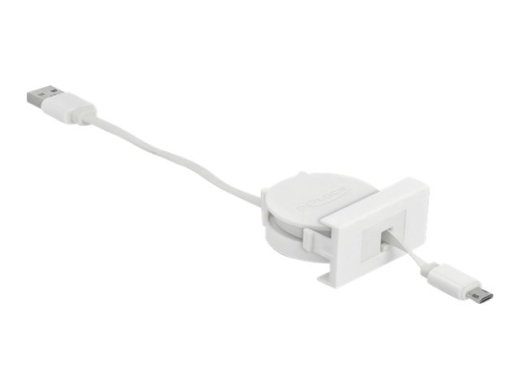 Delock USB-kaabel 50cm valge