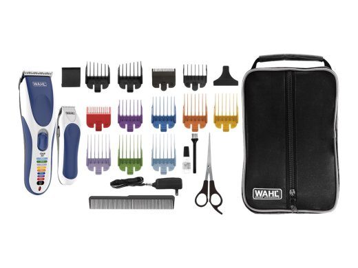 WAHL Color Pro 9649-916 Juhtmeta Kombineeritud Juukselõikusmasin Sinise Halli Valge
