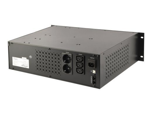 GEMBIRD UPS-RACK-2000 UPS Rack 19-tolline 3.4U 2000VA 2xIEC 2x Schuko USB LCD