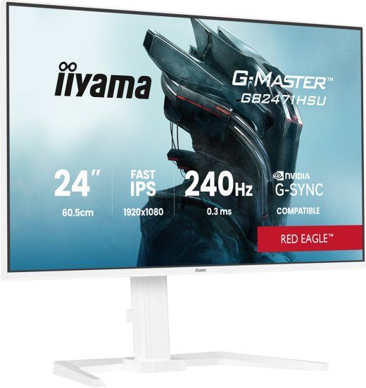 iiyama G-MASTER GB2471HSU-W1 23.8-inch 1920 x 1080 Full HD LED monitor, White