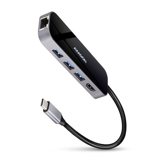 AXAGON SuperSpeed USB-C COMBO 6in1 Hub HMC-6GL