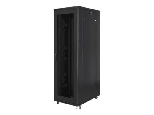 Lanberg Ruumikapp 19" vabalt seisev 42U/800x1000 (flat pack) võrkuuksega FF01-8042-23B Must