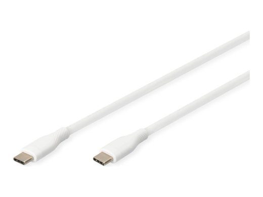 Digitus Silikoon ühenduskaabel AK-300341-020-W USB-C kuni USB-C