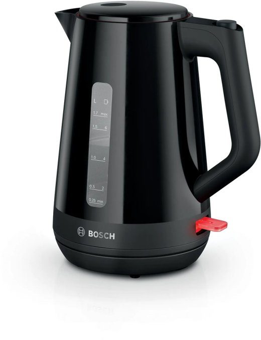 Bosch TWK1M123 electric kettle, 1.7 L, 2400 W, Black