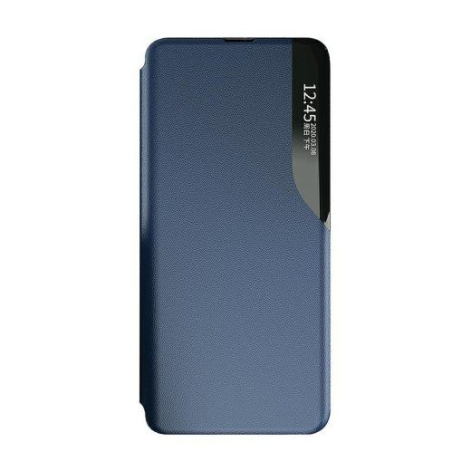 Mocco Smart Flip kaitsekott Apple iPhone 12 Pro Max jaoks sinine
