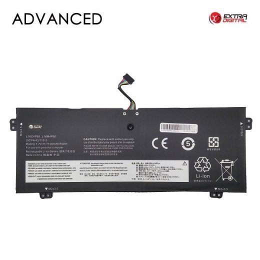 ExtraDigital L16C4PB1 aku Lenovo sülearvuti jaoks 7100mAh