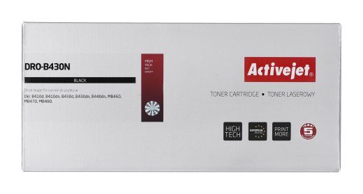 Activejet DRO-B430N trumel (asendus OKI 43979002; Supreme; 25000 lehekülge, must)