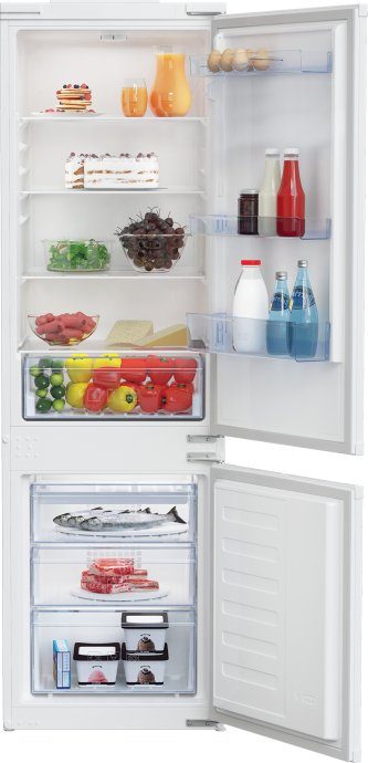 BEKO įmontuotas šaldytuvas BCSA285K4SN, aukštis 177,5 cm, energijos klasė E, inverterinis variklis