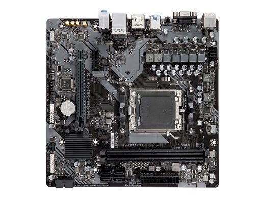 Gigabyte A620M S2H 1.0 E/T Töötluseri AMD Töötluse pesa AM5 DDR5 DIMM Mälu pesad 2 Toetatud kõvaketta liidesed SATA, M.2 Arv