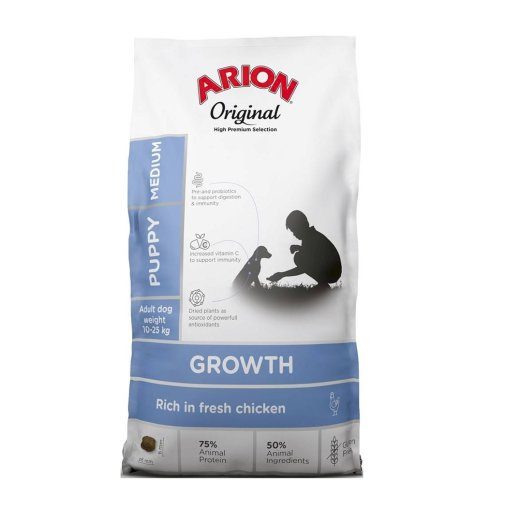 ARION Original Puppy Medium Growth Chicken - kuiv koera toit - 12kg