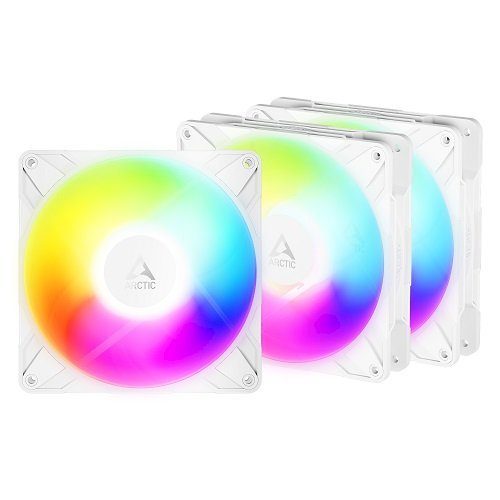 ARCTIC P14 PRO Reverse PWM PST A-RGB kõrge jõudlusega PWM ventilaator 140 mm (3 tk) valge