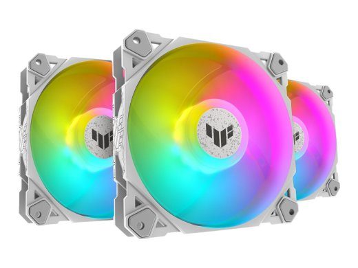 ASUS TUF Gaming TF120 ARGB Ventilator 3-pakk Valge 120 mm