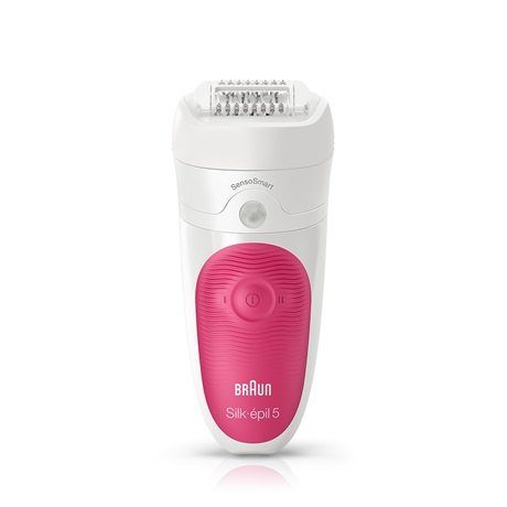 BRAUN Raspberry/White Epilator SensoSmart 5/500