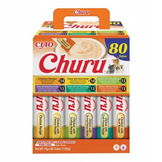 INABA Churu kana segu koerale - 80x14g