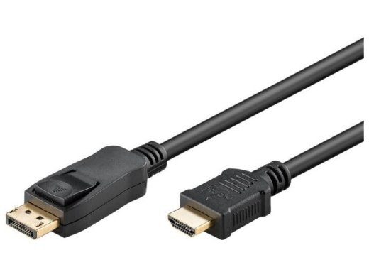 Goobay DisplayPort to HDMI Adapter, 4K 30Hz, 2m, Must