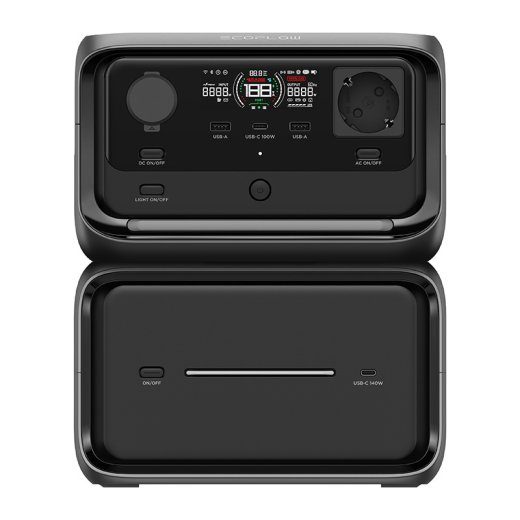 EcoFlow River 3 Max Plus 858Wh Tojaam (Juhtmevaba)