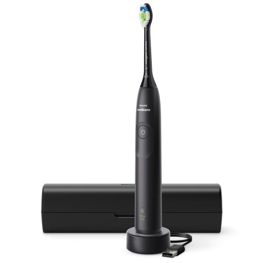 Philips Sonicare 5300 HX7101/02 elektrinis dantų šepetėlis, juodas