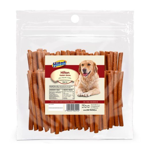 HILTON Soft Rabbit Sticks koeraleib - 500 g