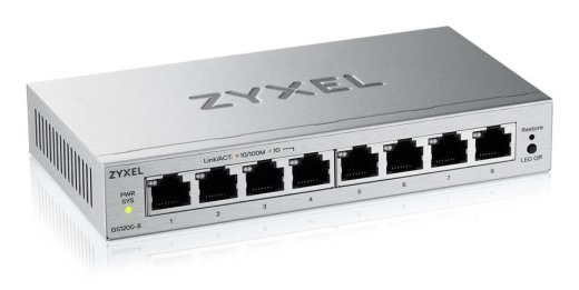 Zyxel GS1200-8V3 hallutatud L2 Gigabit Ethernet (10/100/1000) lauaarvuti hall
