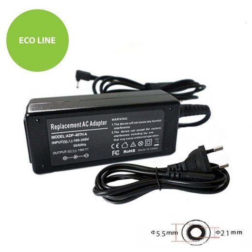 Sülearvuti laadija AC45F5521 Acerile 19V / 2.37A / 45W