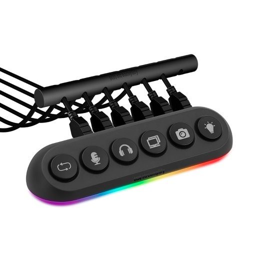 Streamplify Hub Deck 5 Usb Hub Med Rgb Belysning