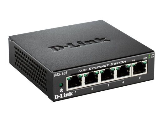 D-Link DES 108 5-portiline 10/100 lüliti