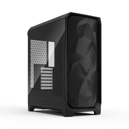 Fractal Design Meshify 3 TG Kerge Tööväljakaane ATX Kasse Toiteplokidega Must