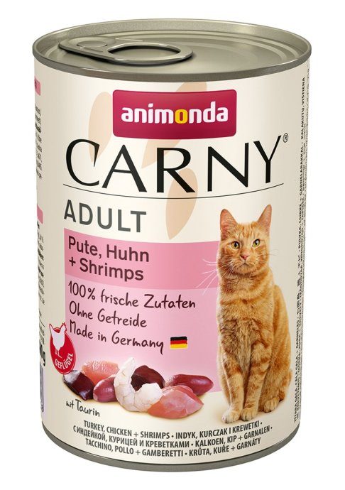 ANIMONDA Carny Adult Turkey, chicken and shrimp - wet cat food - 400g