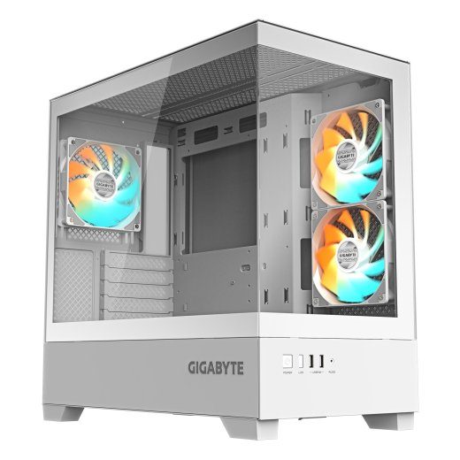 KOHUK GIGABYTE -C201PI MidiTower Mitutatud MicroATX MiniITX Värv Valge