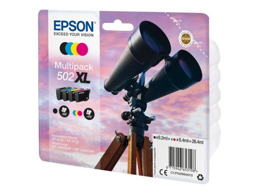 Epson 502XL multipack värvitindi pakett (tsüaan, magenta, kollane) C13T02W64010