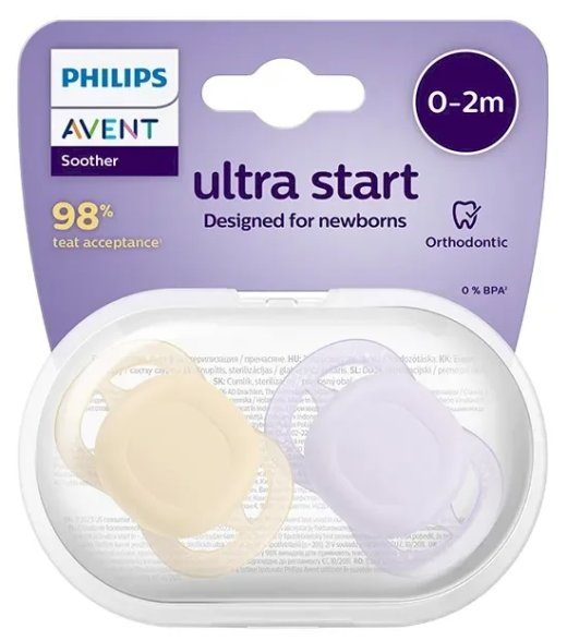 Philips Avent Ultra Start imiku nibu 0-2 kuud 2 tk