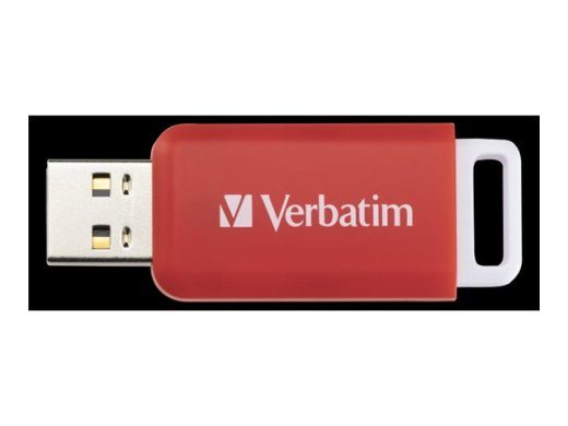 Verbatim DataBar 16GB USB 2.0 mälu Punane