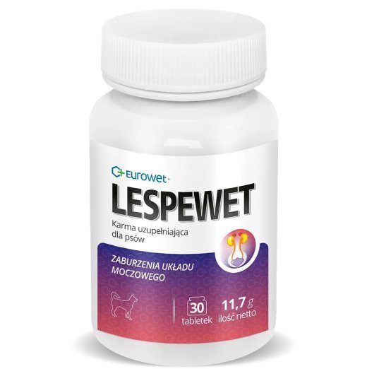 EUROWET Lespewet - papildai šunims - 30 tablečių