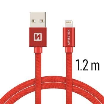 Swissten Tekstiilne Kiirlaadimine 3A Lightning Andme- ja Laadimiskaabel 1.2m