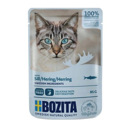 BOZITA Lihapallid kastmes kiluga – märgkassitoit – 85g