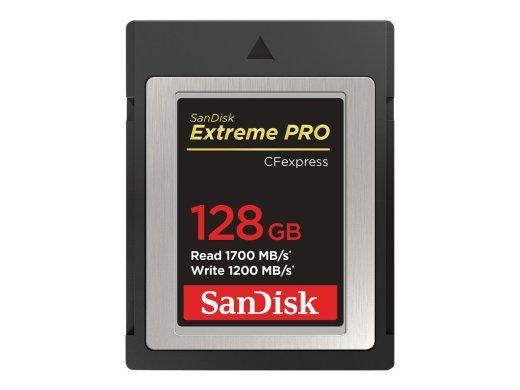 SanDisk Extreme Pro CFexpress kaart Type-B 128GB 1700MB/s