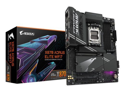 Emaplaat GIGABYTE AMD X870 SAM5 ATX Mälu DDR5 Mälupesi 4 X870AELITEWIFI71.1