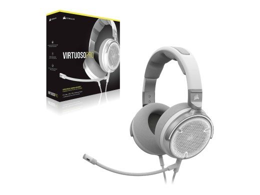 CORSAIR Gaming Virtuoso PRO Wired Headphones Valge